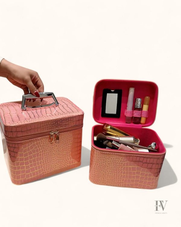 Vanity chic pour femme, pratique et élégant pour voyages