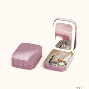 Mini vanity élégant pour le rangement des cosmétiques