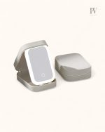 Coffret à maquillage pratique avec miroir intégré