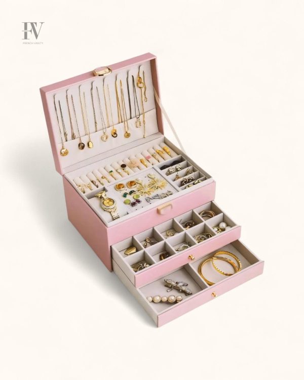 vanity-a-bijoux-1 Vanity à bijoux élégant et pratique pour rangement
