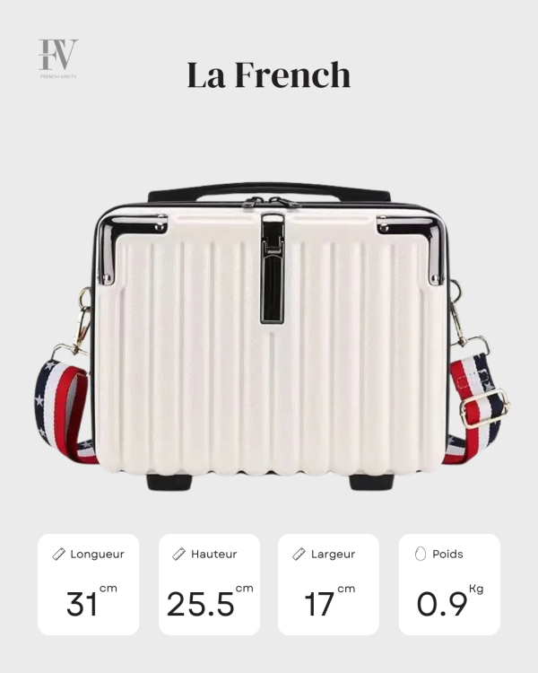 Vanity rigide compact pour le transport facile de vos essentiels