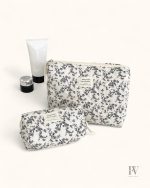 Vanity case souple en tissu résistant, idéal pour les voyages