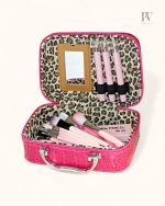 Vanity case avec finition vintage
