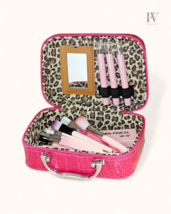 Vanity case avec finition vintage