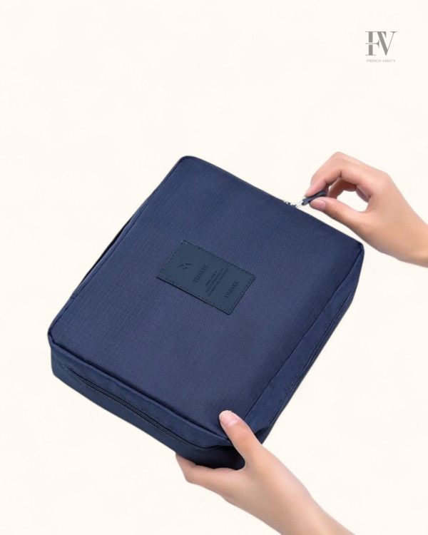 Vanity de toilette avec anses pour un transport facile