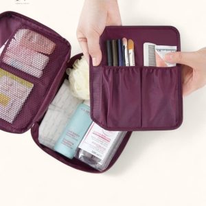 Trousse de toilette compacte pour voyages