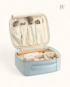 Vanity en simili cuir, design moderne et chic