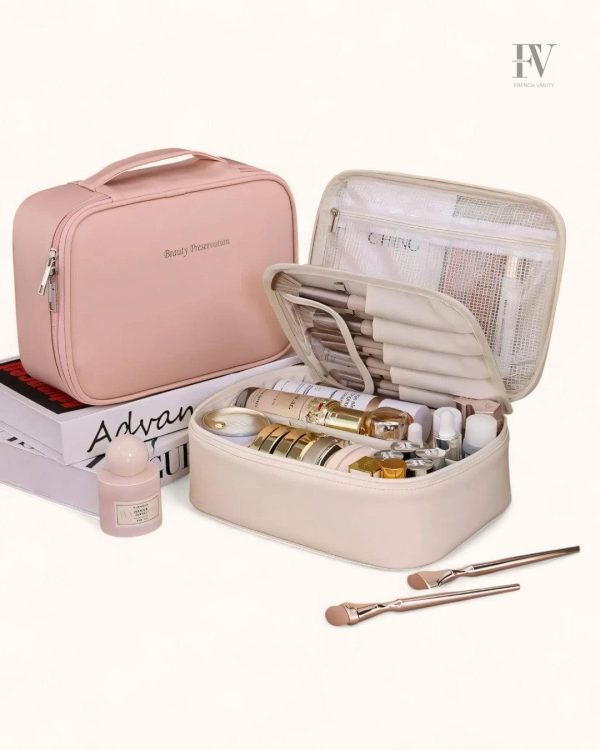 Vanity compact pour les essentiels de beauté