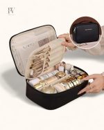 Vanity femme semi-rigide, parfait pour les escapades