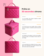 Vanity rigide pour voyage et quotidien