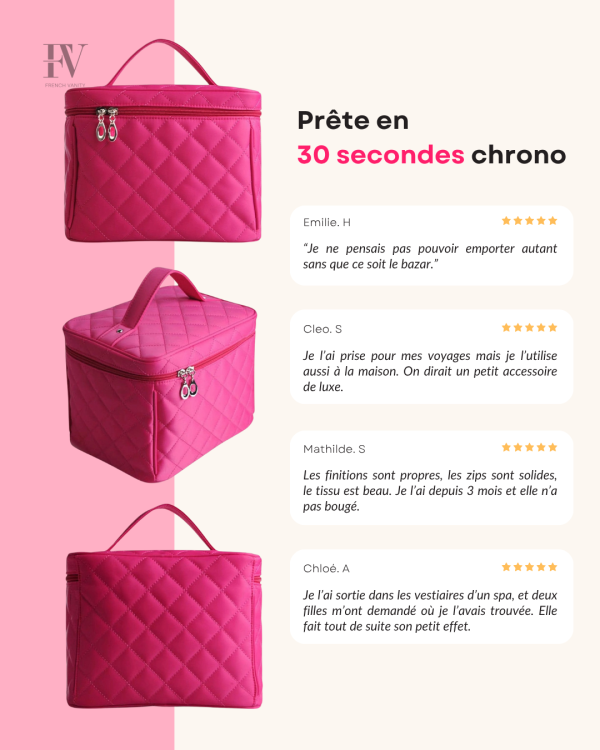 Vanity rigide pour voyage et quotidien