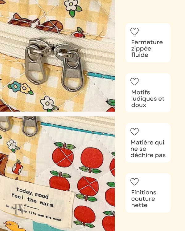 Trousse de maquillage souple pour un usage quotidien