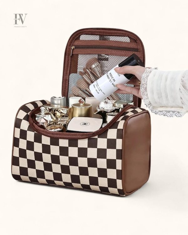Vanity compact pour une organisation facile des produits de beauté