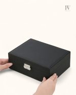 Vanity à bijoux avec plusieurs compartiments