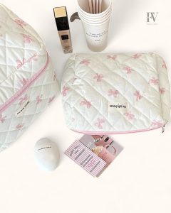 Vanity pour femme en cuir synthétique résistant