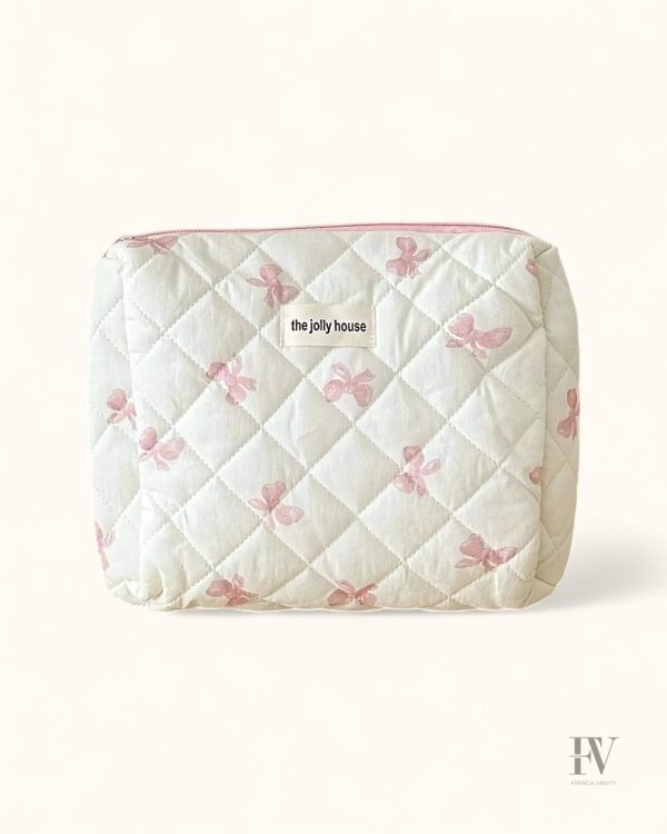 Vanity chic avec plusieurs compartiments pratiques