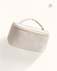 Vanity de maquillage compact avec rangement optimisé