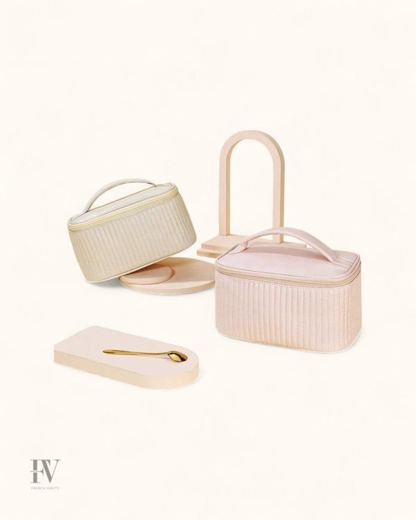 Organisateur de maquillage avec design esthétique et fonctionnel