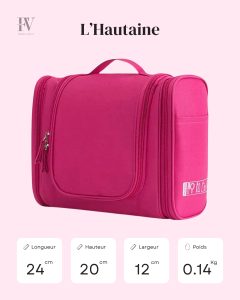 Vanity rigide spacieux et pratique
