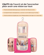 Vanity rigide idéal pour les déplacements