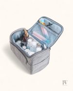 Vanity compact, facile à transporter et organiser