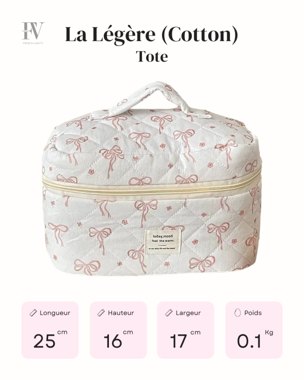 Vanity chic pour le rangement des cosmétiques