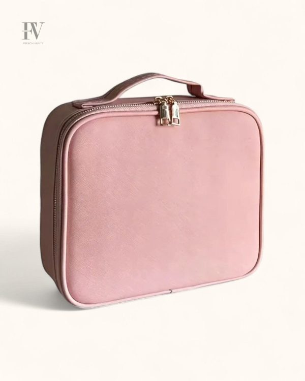 Coiffeuse avec espace de rangement optimisé et chic